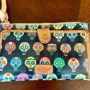 Colorful Consuela Sugar Skull Print Wallet